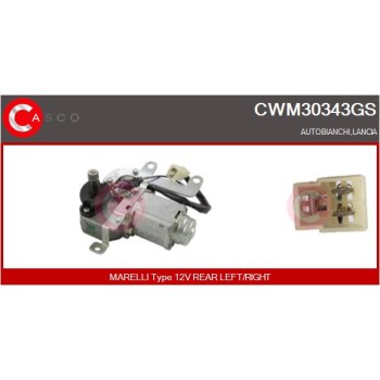 Motor del limpiaparabrisas - CASCO CWM30343GS