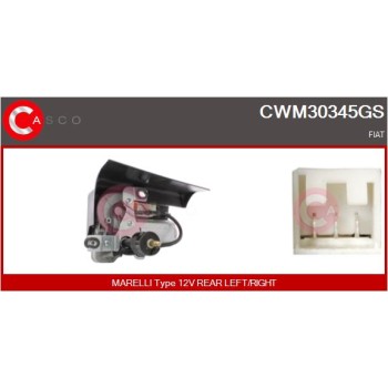 Motor del limpiaparabrisas - CASCO CWM30345GS