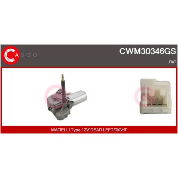 Motor del limpiaparabrisas - CASCO CWM30346GS