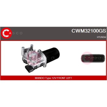 Motor del limpiaparabrisas - CASCO CWM32100GS