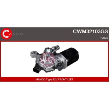 Motor del limpiaparabrisas - CASCO CWM32103GS