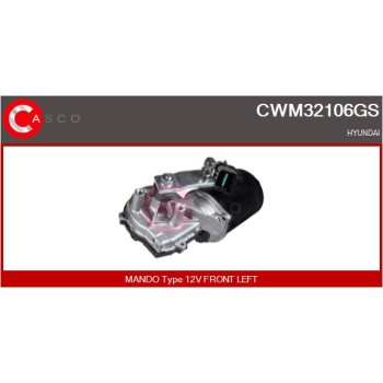 Motor del limpiaparabrisas - CASCO CWM32106GS