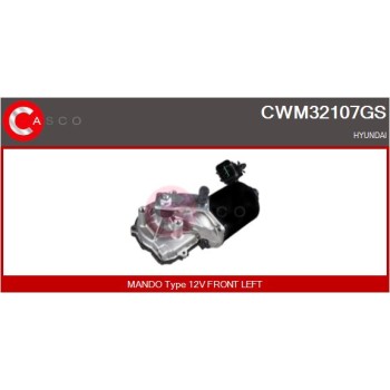 Motor del limpiaparabrisas - CASCO CWM32107GS