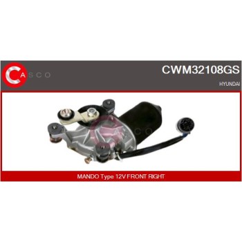Motor del limpiaparabrisas - CASCO CWM32108GS