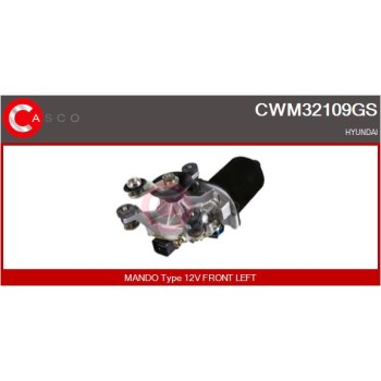 Motor del limpiaparabrisas - CASCO CWM32109GS