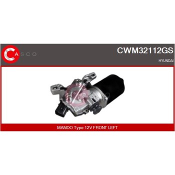 Motor del limpiaparabrisas - CASCO CWM32112GS