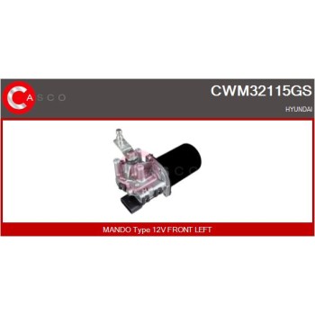 Motor del limpiaparabrisas - CASCO CWM32115GS