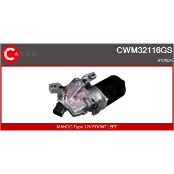 Motor del limpiaparabrisas - CASCO CWM32116GS
