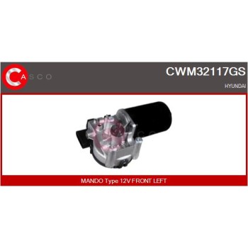 Motor del limpiaparabrisas - CASCO CWM32117GS