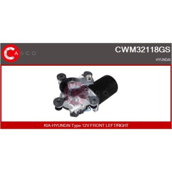 Motor del limpiaparabrisas - CASCO CWM32118GS