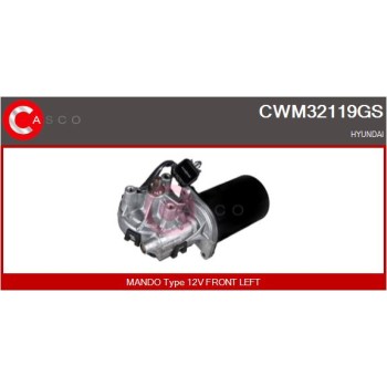 Motor del limpiaparabrisas - CASCO CWM32119GS