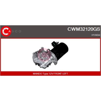 Motor del limpiaparabrisas - CASCO CWM32120GS