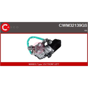 Motor del limpiaparabrisas - CASCO CWM32139GS