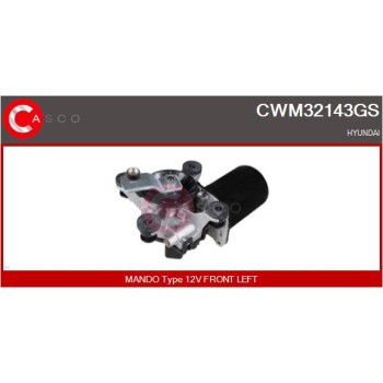 Motor del limpiaparabrisas - CASCO CWM32143GS