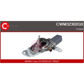 Motor del limpiaparabrisas - CASCO CWM32302GS