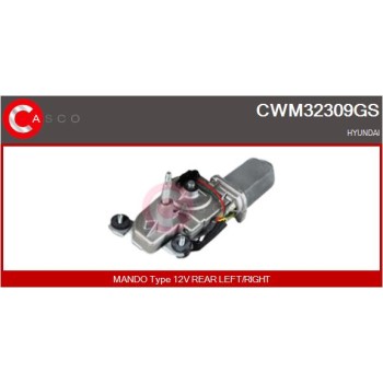 Motor del limpiaparabrisas - CASCO CWM32309GS