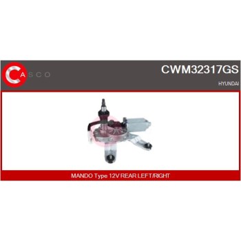Motor del limpiaparabrisas - CASCO CWM32317GS