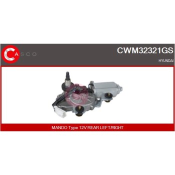 Motor del limpiaparabrisas - CASCO CWM32321GS