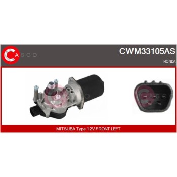 Motor del limpiaparabrisas - CASCO CWM33105AS