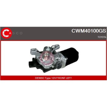 Motor del limpiaparabrisas - CASCO CWM40100GS