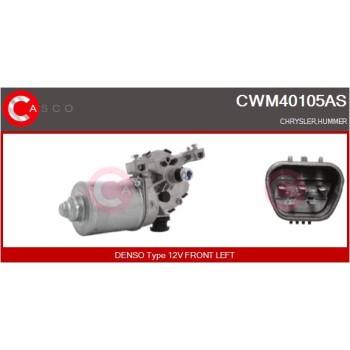 Motor del limpiaparabrisas - CASCO CWM40105AS