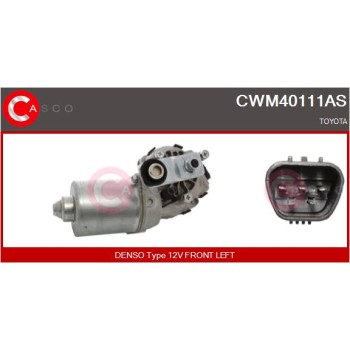 Motor del limpiaparabrisas - CASCO CWM40111AS