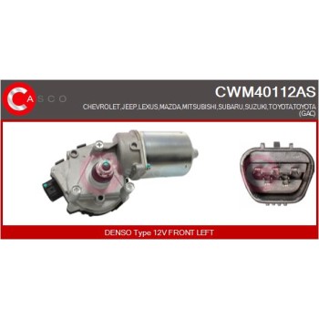 Motor del limpiaparabrisas - CASCO CWM40112AS
