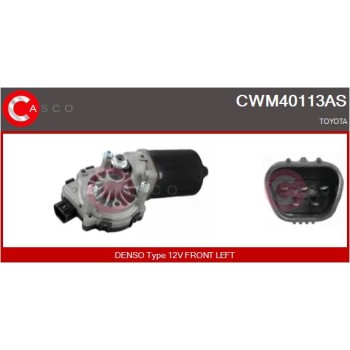 Motor del limpiaparabrisas - CASCO CWM40113AS