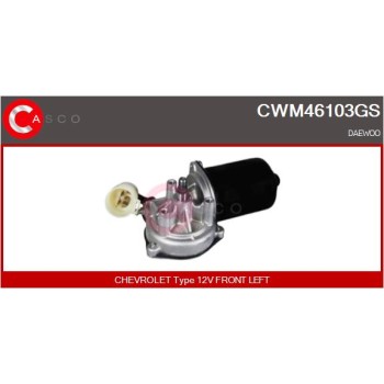 Motor del limpiaparabrisas - CASCO CWM46103GS