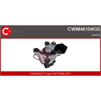 Motor del limpiaparabrisas - CASCO CWM46104GS