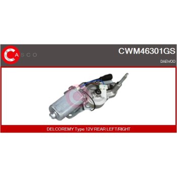 Motor del limpiaparabrisas - CASCO CWM46301GS
