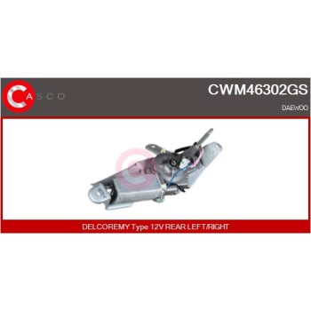 Motor del limpiaparabrisas - CASCO CWM46302GS