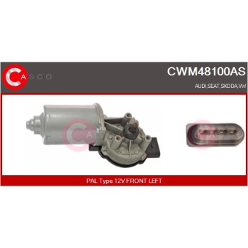 Motor del limpiaparabrisas - CASCO CWM48100AS