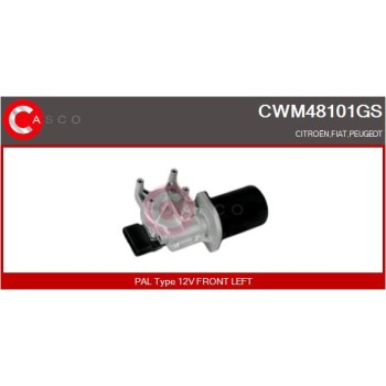 Motor del limpiaparabrisas - CASCO CWM48101GS