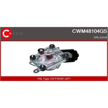 Motor del limpiaparabrisas - CASCO CWM48104GS