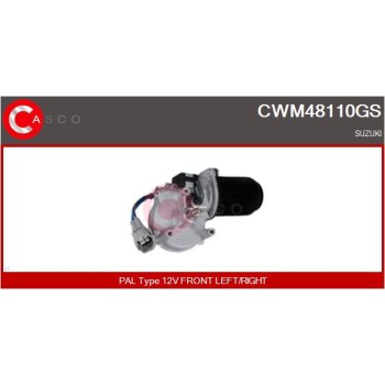 Motor del limpiaparabrisas - CASCO CWM48110GS