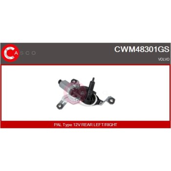 Motor del limpiaparabrisas - CASCO CWM48301GS