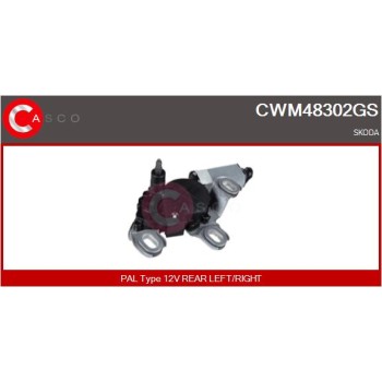 Motor del limpiaparabrisas - CASCO CWM48302GS