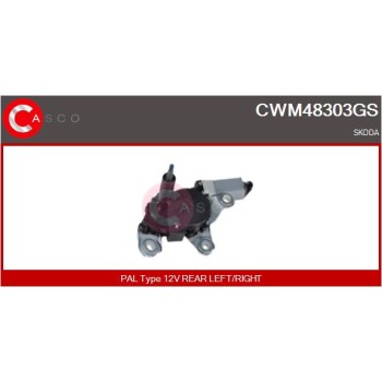 Motor del limpiaparabrisas - CASCO CWM48303GS