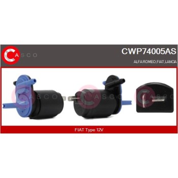 Bomba de agua de lavado, lavado de parabrisas - CASCO CWP74005AS