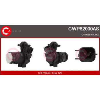 Bomba de agua de lavado, lavado de parabrisas - CASCO CWP82000AS