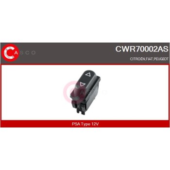 Interruptor, elevalunas - CASCO CWR70002AS