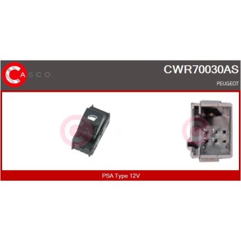 Interruptor, elevalunas - CASCO CWR70030AS