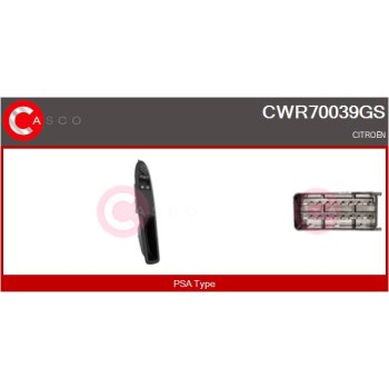 Interruptor, elevalunas - CASCO CWR70039GS