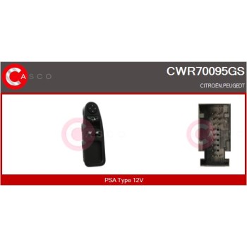 Interruptor, elevalunas - CASCO CWR70095GS