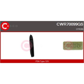 Interruptor, elevalunas - CASCO CWR70099GS