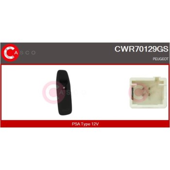 Interruptor, elevalunas - CASCO CWR70129GS