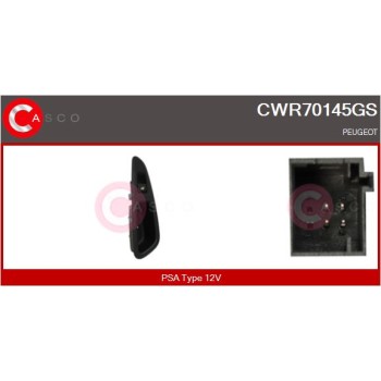 Interruptor, elevalunas - CASCO CWR70145GS