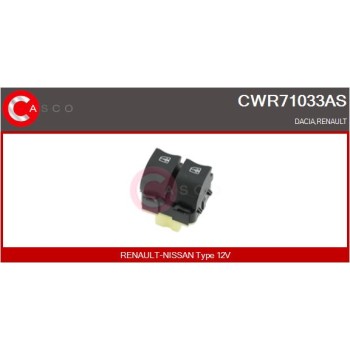 Interruptor, elevalunas - CASCO CWR71033AS