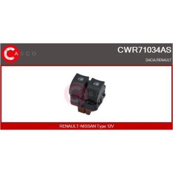 Interruptor, elevalunas - CASCO CWR71034AS